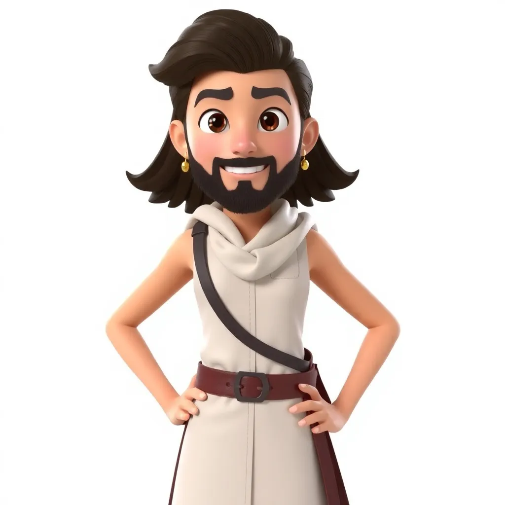 3D character modeling demonstration in Maya software