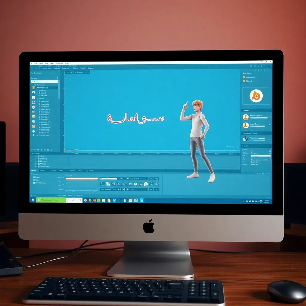 Character animation class in Alexandria with students working on rigs