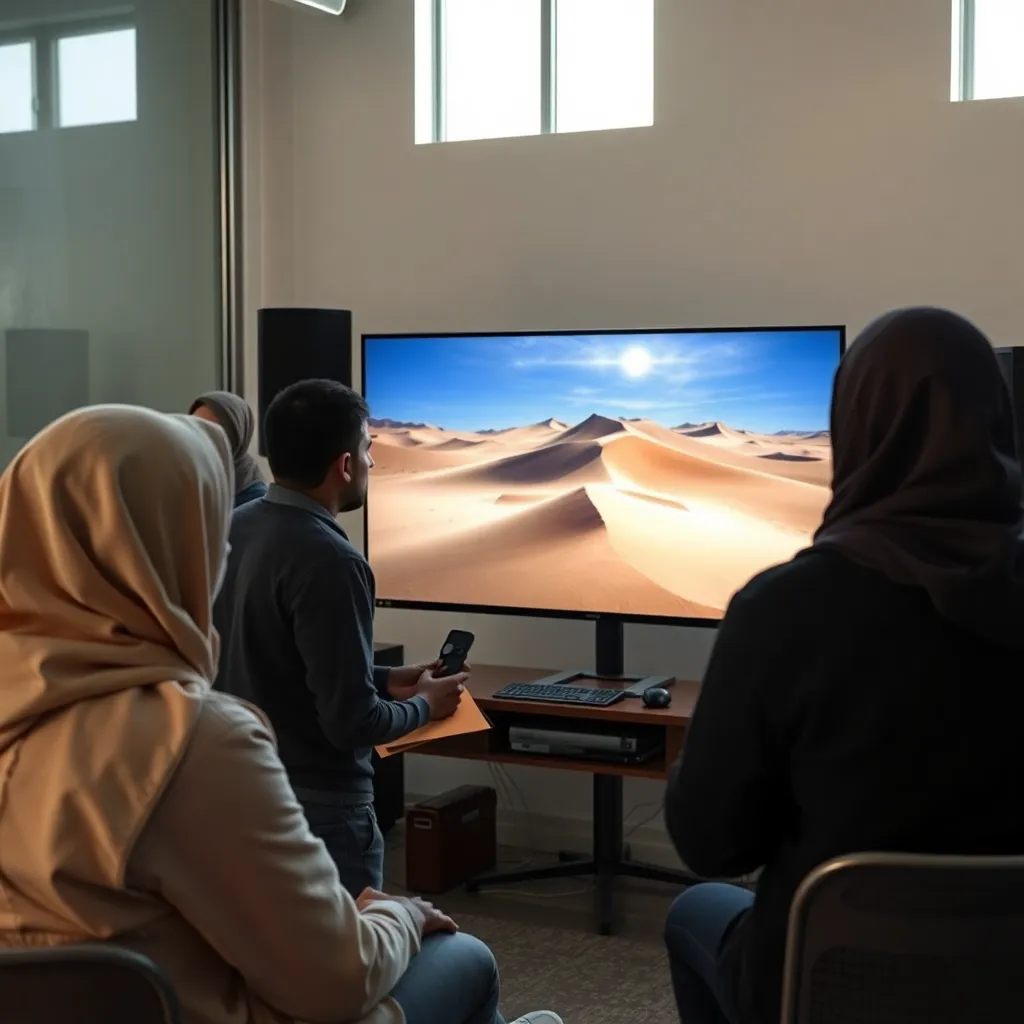 Maya software interface with 3D character model in Cairo studio