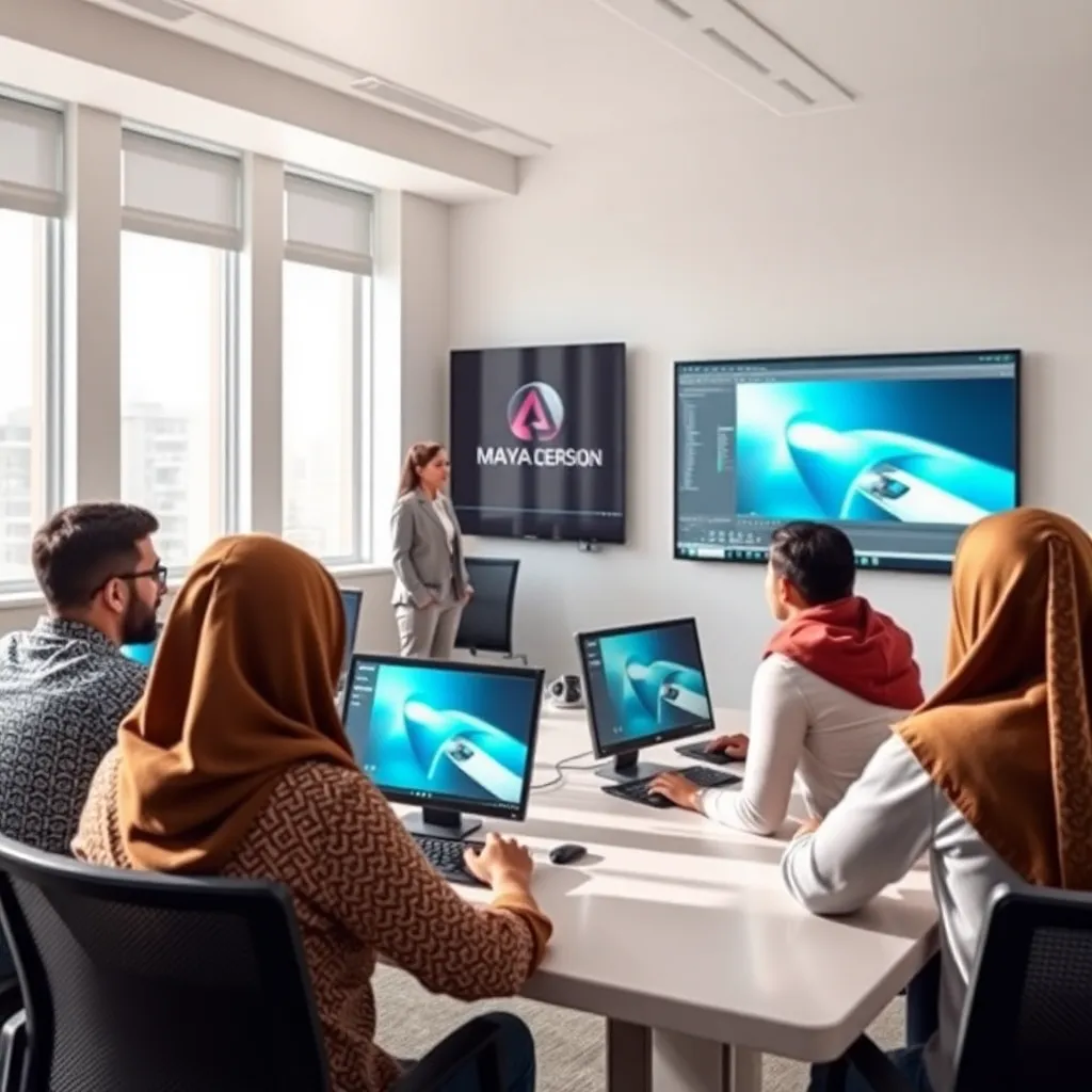 Maya 3D animation course for beginners in Cairo