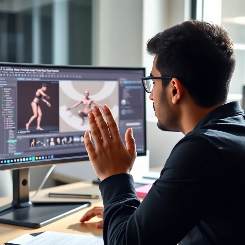 Students learning Blender 3D animation pipeline in Egyptian studio