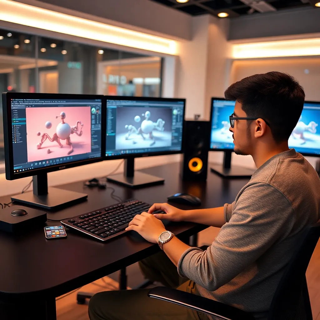 Maya 3D modeling workspace showing character model in progress